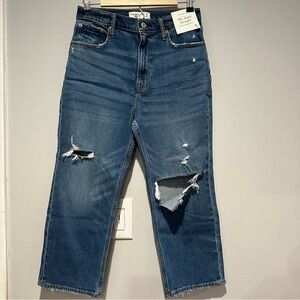 NEW Abercrombie & Fitch The Ankle Straight
Ultra High Rise Size 29 8 Extra Short